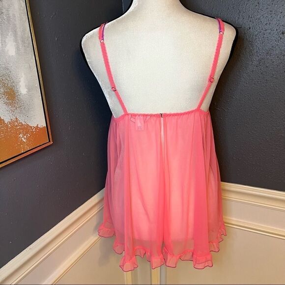 VS Dream Angels Soft Mesh Flyaway Babydoll Teddy/Nightie - Picture 7 of 10